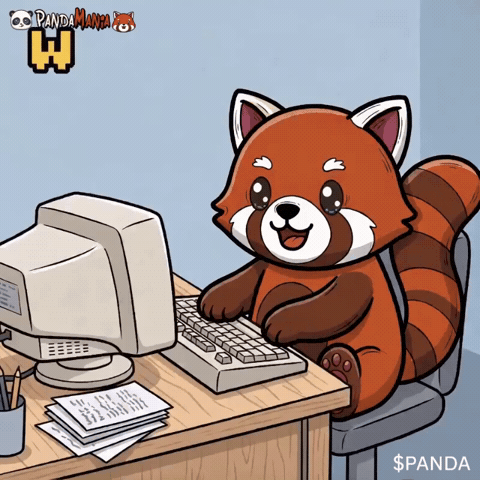 Waving Red Panda GIF by PandaMania