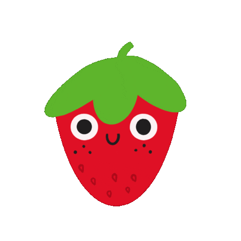 I Love You Strawberry Sticker