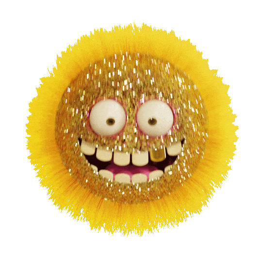 Good Morning Smile Sticker by mattbag3d