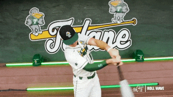College Baseball Chase GIF by GreenWave