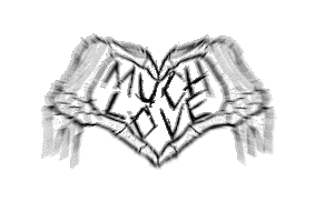 Much Love Sticker by Painting By Josh