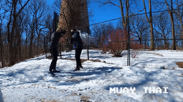 Martial Arts Snow GIF by Casol