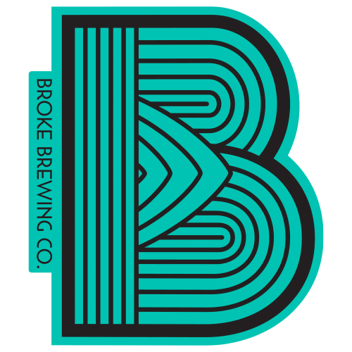 Brewery Sticker by Broke Brewing Co.