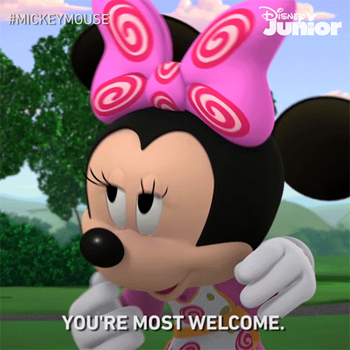 Mickey Mouse Thank You GIF by Disney Jr.