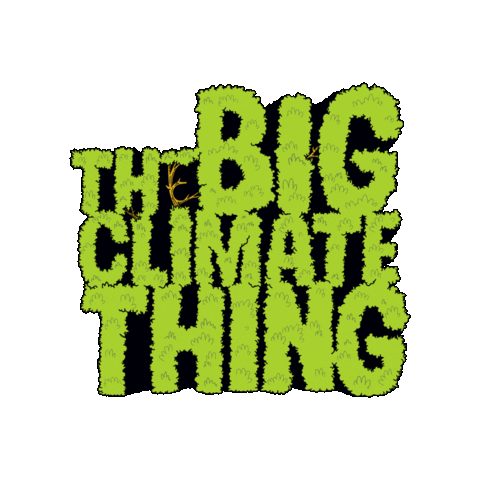 Logo Earth Sticker by The Big Climate Thing
