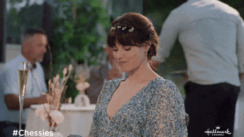 Meghan Ory Smiling GIF by Hallmark Channel