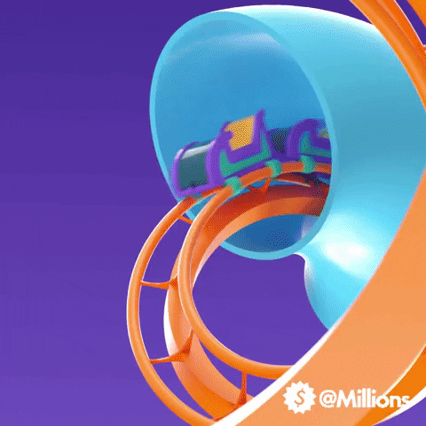 Nervous Roller Coaster GIF by Millions