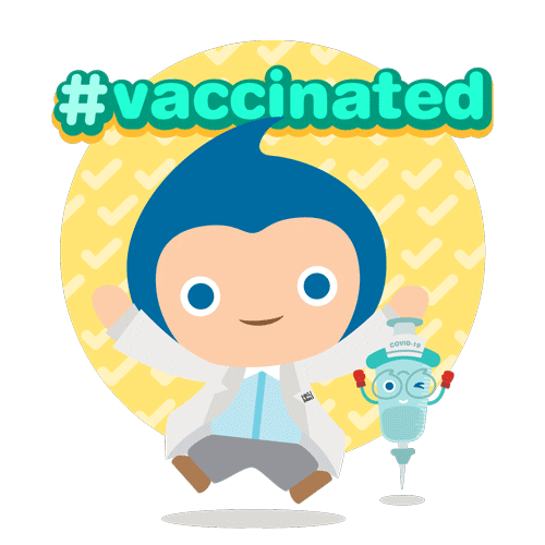 University Vaccination Sticker by HKUMed