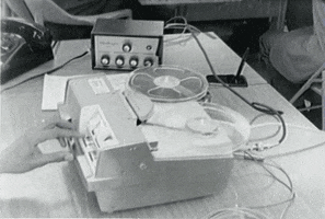 Recording Press Play GIF by US National Archives