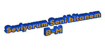 Seviyorum Seni Bitanem B-M Sticker