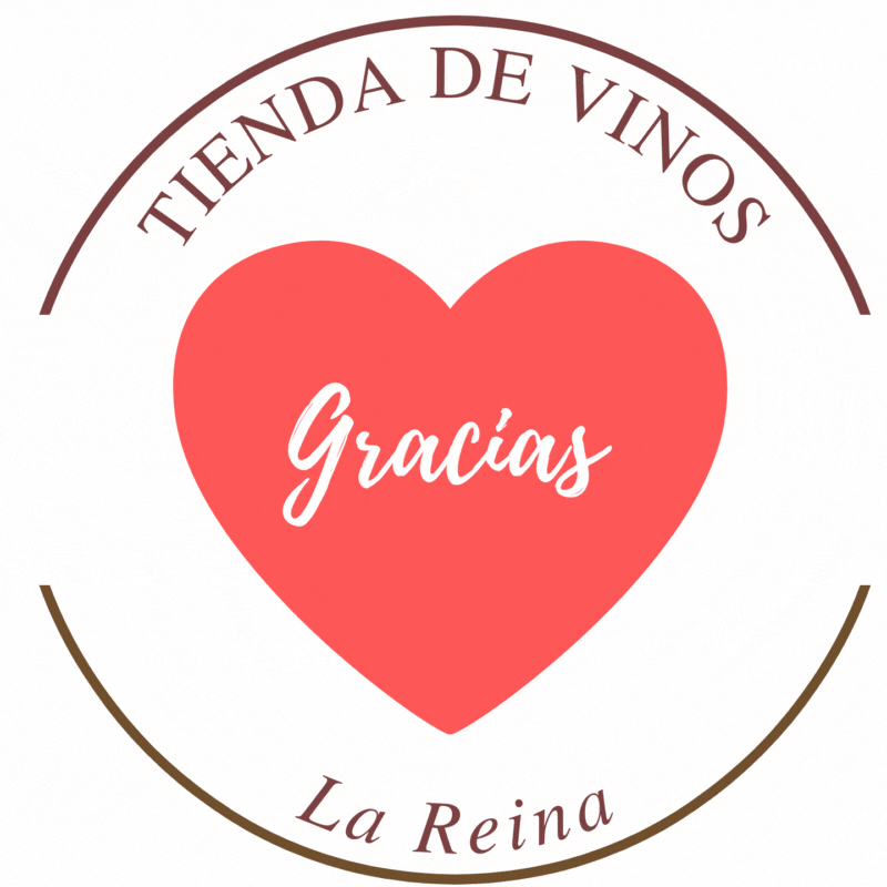VinosLaReina corazon gracias vinos la reina tienda de vinos la reina GIF