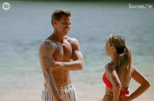 Muscle GIF by The Bachelor Australia