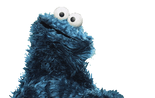 Frustrated Cookie Monster Sticker by Sesame Street