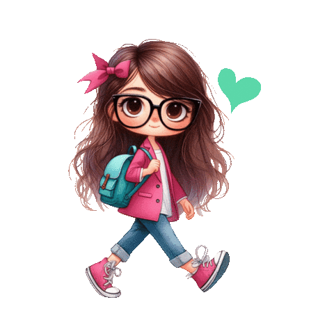 Girl Sticker