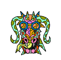 Puerto Rico Vejigante Sticker by MOYOGASH