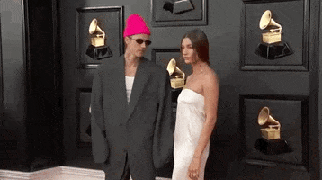 Justin Bieber Kiss GIF by Recording Academy / GRAMMYs