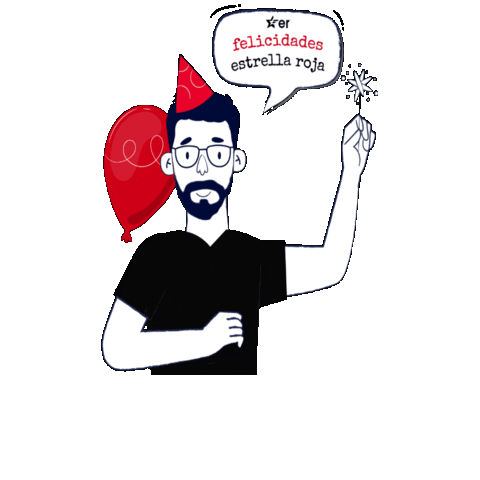 estrella roja puebla Sticker