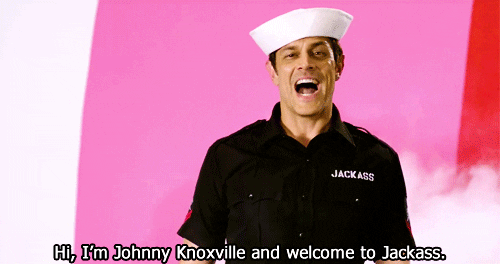 Johnny Knoxville Airplane GIF