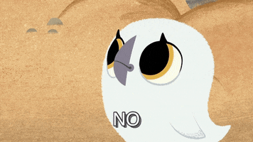 puffin #rock #puffinrock  #baba #no #determined puffling GIF by Puffin Rock