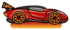 Car Racecar Sticker by Pizza Ranch