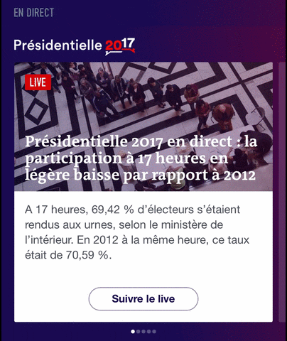 appli le monde presidentielle GIF by Le Monde.fr