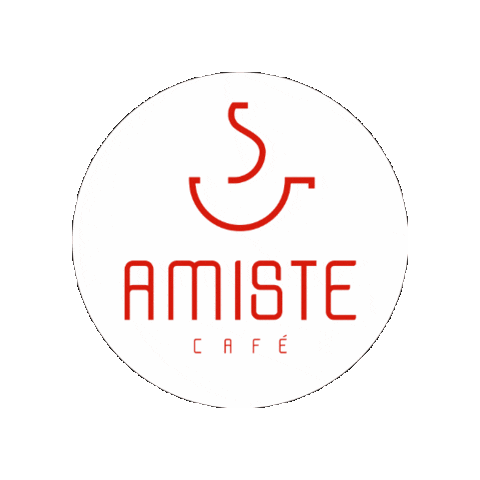 Amiste Café Sticker