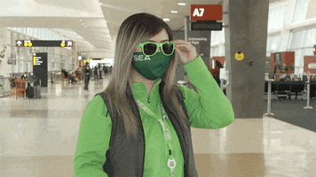 I See You Reaction GIF by Seattle-Tacoma International Airport