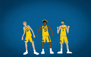 Go Blue March Madness GIF by University of Michigan