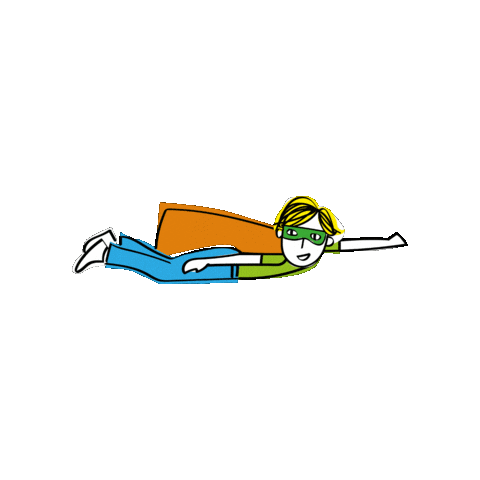 Marvel Fly Sticker by escoles FEDAC