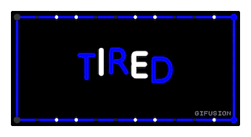 Tired Sleep Sticker