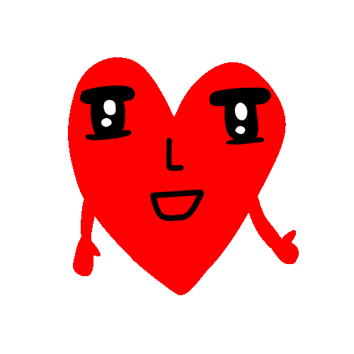 Heart Beat Love Sticker by Su Lee