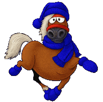 Snow Winter Sticker by Glamour by Reitsport SIBO