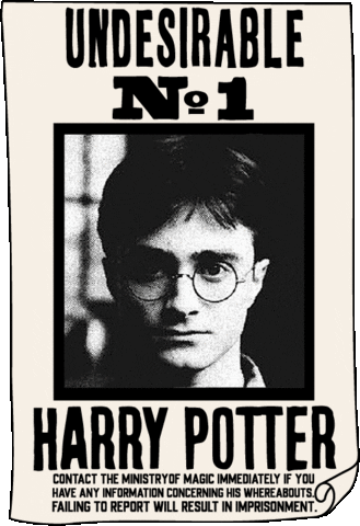 Harry Potter Wanted Poster GIF - Find &amp; Share on GIPHY