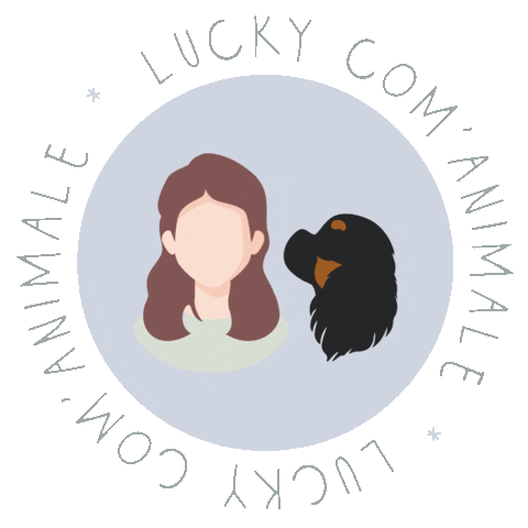 Luckycomanimale Sticker