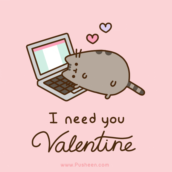 cat valentine GIF by Pusheen
