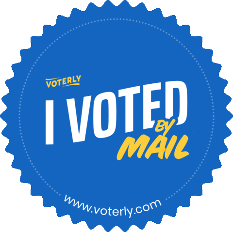 Elections Voting Sticker by Voterly