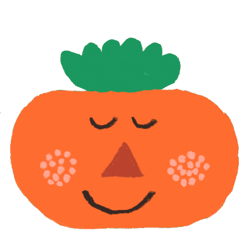 Pumpkin Mushroom Sticker by Halcyon Nights