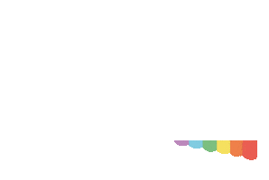 Rainbow Color Sticker