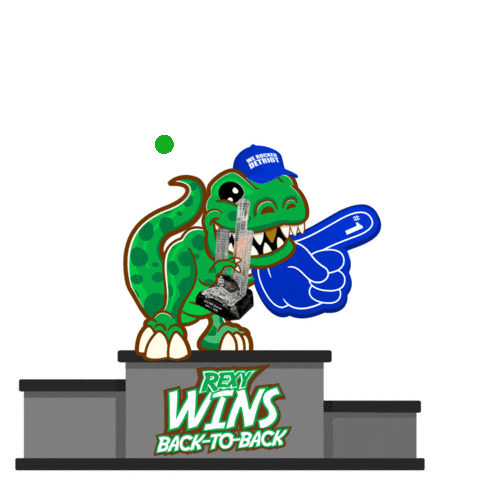 T Rex Winner Sticker by Autumn Oaks