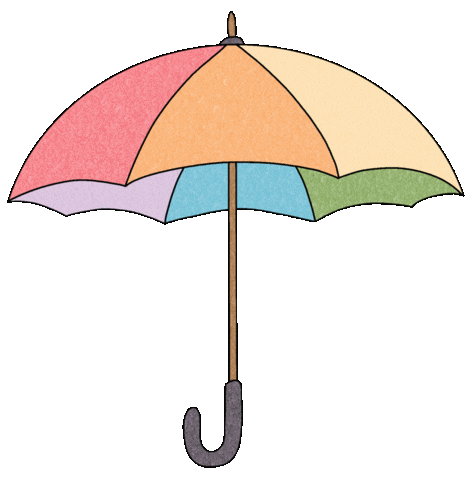Rain Umbrella Sticker