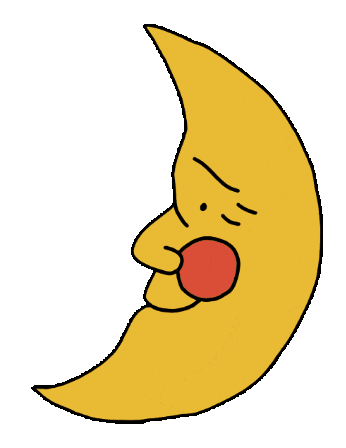 Sleepy Bedtime Sticker by Ece