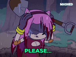 Amy Rose Please GIF by Mashed