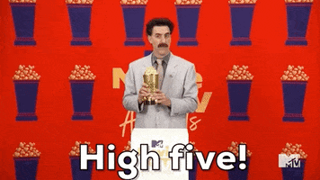 Sasha Baron Cohen GIF by MTV Movie & TV Awards