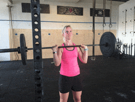 noraschenk crossfit pr strict press GIF