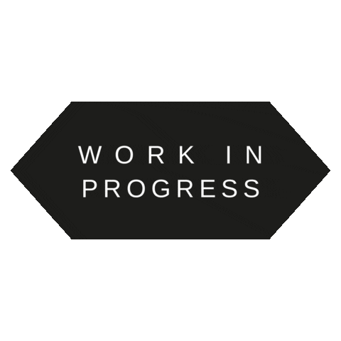 Work In Progress Wip Sticker by ROCHE