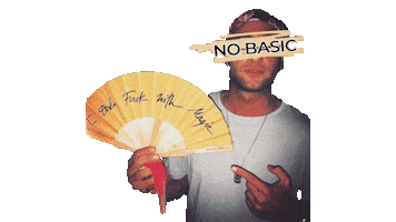 No Basic Art Sticker
