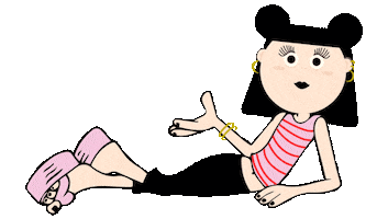 Pink Feliz Sticker by Bexzy Gallego