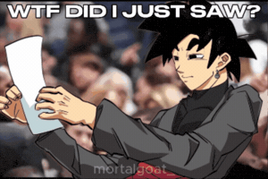 Goku Black Dragonball GIF