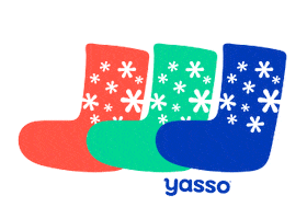 Christmas Snow Sticker by Yasso Frozen Greek Yogurt