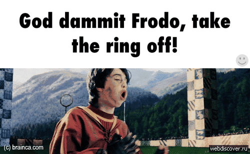 frodo meme take it
